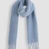 Women American Vintage Scarves | Hizlaw, Wool Mix Melange Sjaal Blue