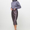 Women Samsoe Samsoe Skirts | Agneta, Woven A-Line Skirt Grey