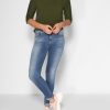 Women Won Hundred Jeans | Patti A, Mid Waist Skinny Fit Jeans Blue