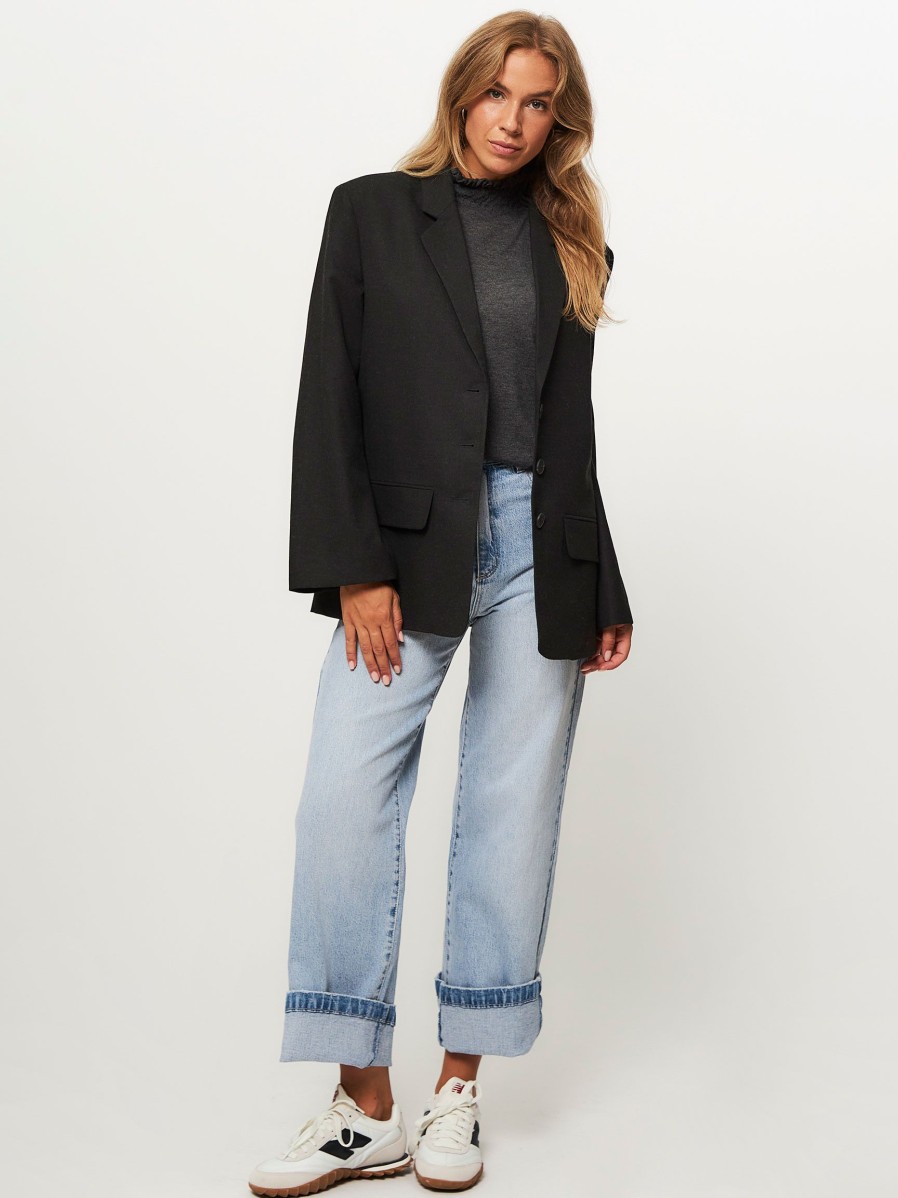 Women Ruby Tuesday Blazers And Jackets | Remo, Viscose Mix Blazer Anthracite