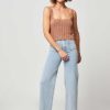 Women Magali Pascal Jeans | Janis, High Waist Wide Leg Stretch Jeans Light Blue