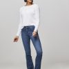 Women Lois Jeans | Melrose, High Waist Bootcut Jeans Dark Blue