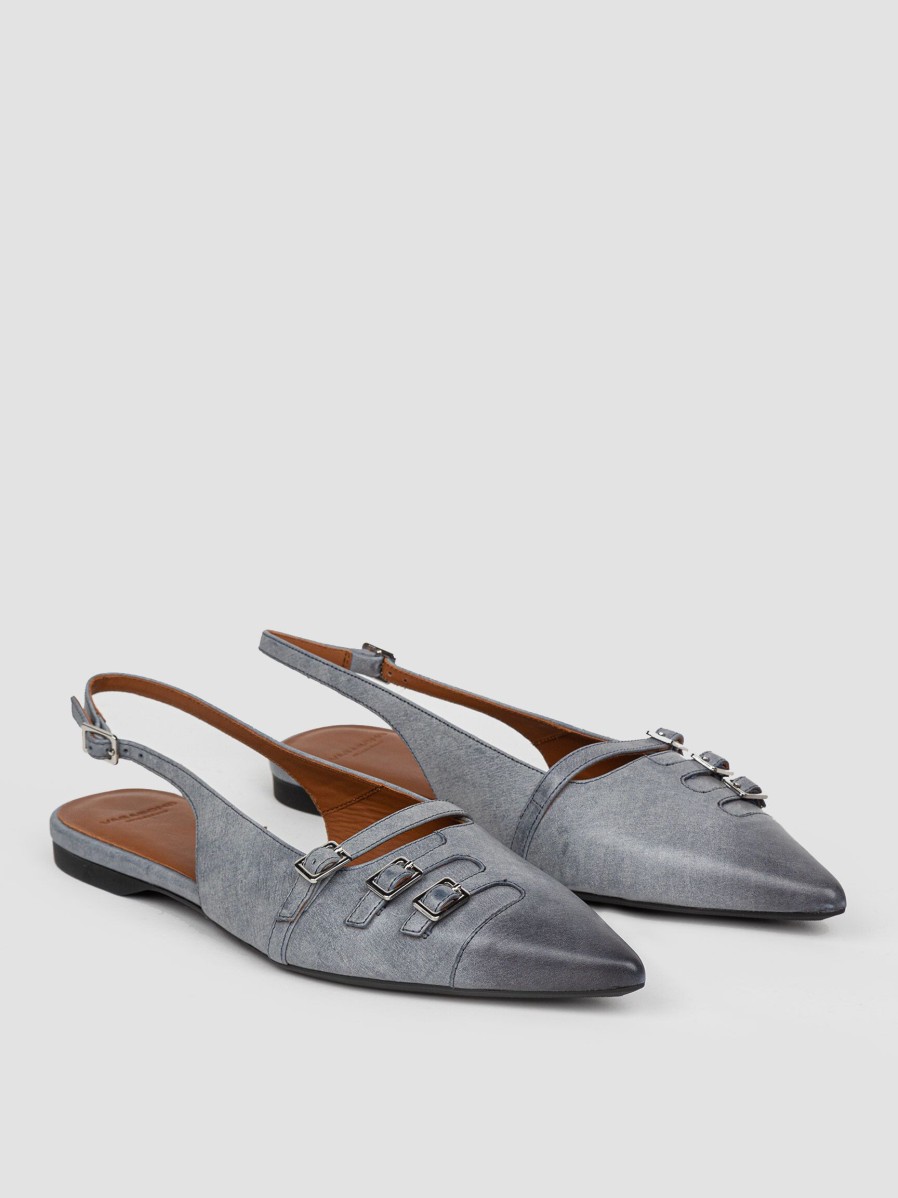 Women Vagabond Shoemakers Pumps And Slingbacks | Hermine, Leather Slingbacks Greyblue