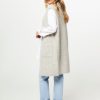 Women Knit-ted Sweaters And Cardigans | Caitlin, Alpaca Mix Melange Cardigan Light Grey