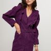 Women Louizon Dresses And Tunics | Inima, Lyocell Mix Button Down Dress Purple