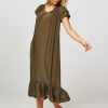 Women Co'Couture Dresses And Tunics | Sunrise, Viscose Mix Dress Army