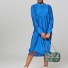 Women Co'Couture Dresses And Tunics | Callum, Modal Mix Dress Blue