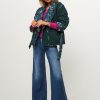 Women Suncoo Blazers And Jackets | Ello, Cotton Reversible Jacket Dark Green