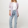 Women Rotate Birger Christensen Blazers And Jackets | Oxia, Woven Sequins Blazer Pink