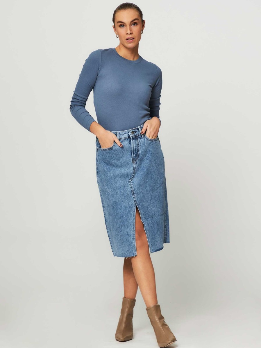 Women Denham Skirts | Festival, Denim Skirt Blue