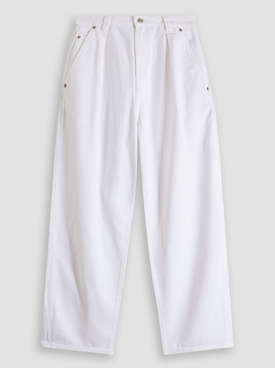 Women Bellerose Jeans | Pram, High Waist Balloon Fit Jeans White