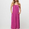 Women Xirena Dresses And Tunics | Talia, Cotton Maxi Dress With Structure Purple