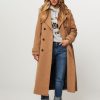 Women Modstrom Outerwear | Shay, Wool Mix Coat Lightbrown