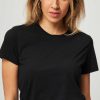 Women Colorful Standard Tops And Blouses | Organic Cotton Top Black