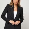 Women Drykorn Blazers And Jackets | Atlin, Wool Mix Blazer Black