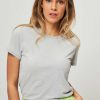 Women Colorful Standard Tops And Blouses | Organic Cotton Top Light Grey