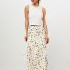 Women Modstrom Skirts | Dafne, Viscose Skirt With Print Ecru