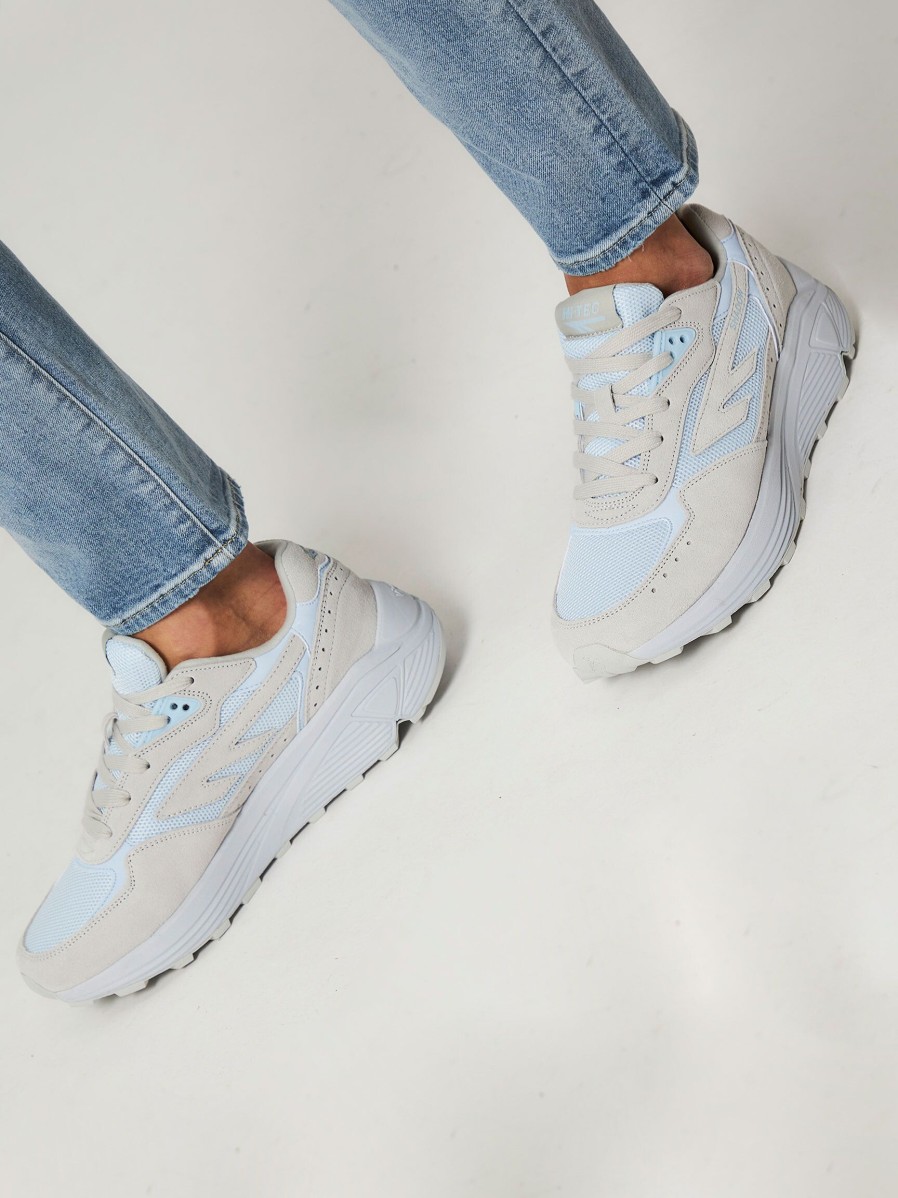 Women Hi-tec Sneakers | Shadow Rgs, Suede Sneakers Light Blue