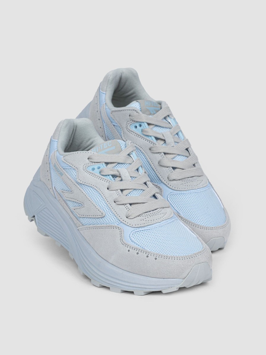 Women Hi-tec Sneakers | Shadow Rgs, Suede Sneakers Light Blue