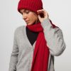 Women Le Bonnet Hats And Beanies | Wool Mix Hat Red