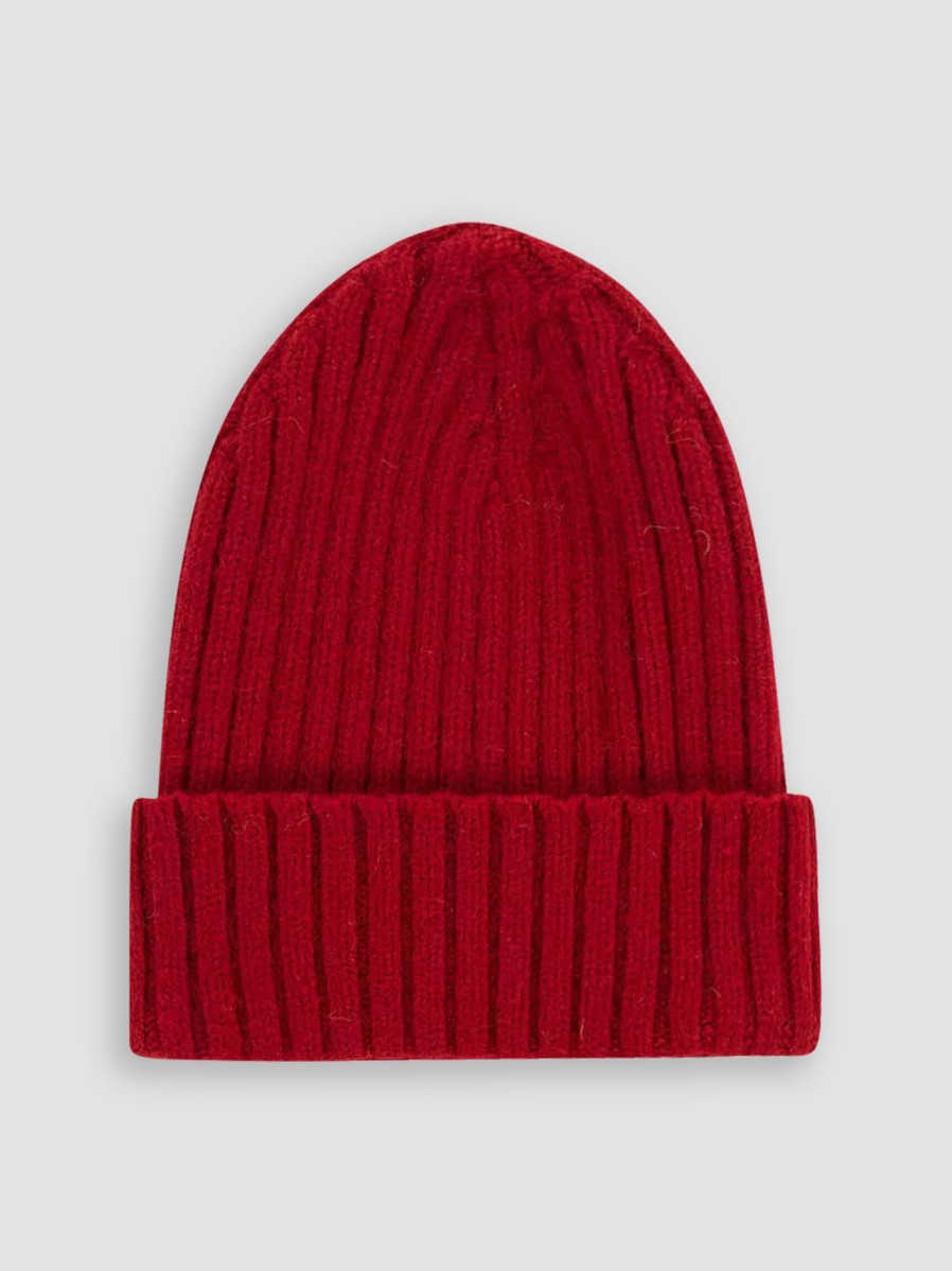 Women Le Bonnet Hats And Beanies | Wool Mix Hat Red