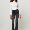 Women Yaya Jeans | High Waist Flared Fit Jeans Grey