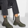 Women Ganni Boots | Leatherlook Chelsea Boots Army