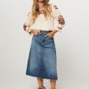 Women Denham Skirts | Emma, Denim Skirt Blue