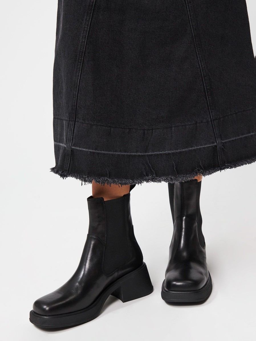 Women Vagabond Shoemakers Boots | Dorah, Leather Chelsea Boots Black