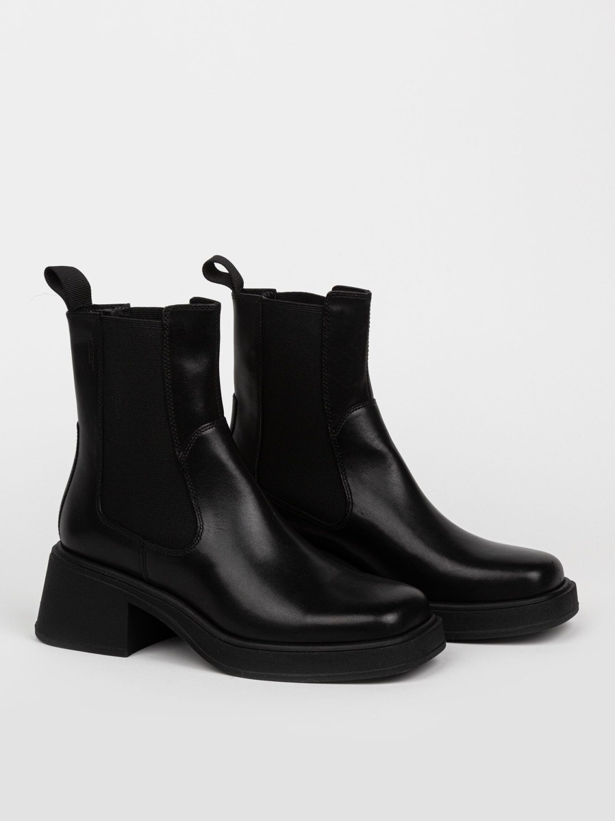 Women Vagabond Shoemakers Boots | Dorah, Leather Chelsea Boots Black