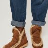 Women Mou Boots | Eskimo, Suede Ankle Boots Cognac