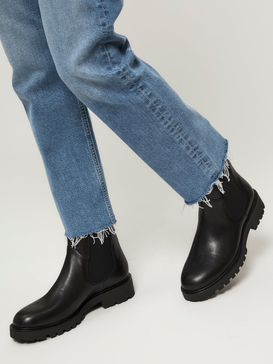 Women Vagabond Shoemakers Boots | Kenova, Leather Chelsea Boots Black