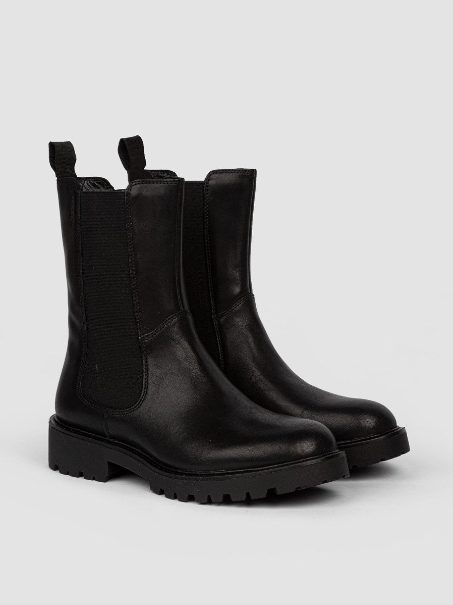 Women Vagabond Shoemakers Boots | Kenova, Leather Chelsea Boots Black