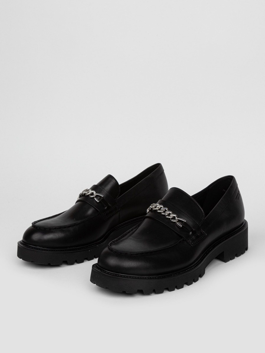 Women Vagabond Shoemakers Ballet Flats And Loafers | Kenova, Leather Loafers Black