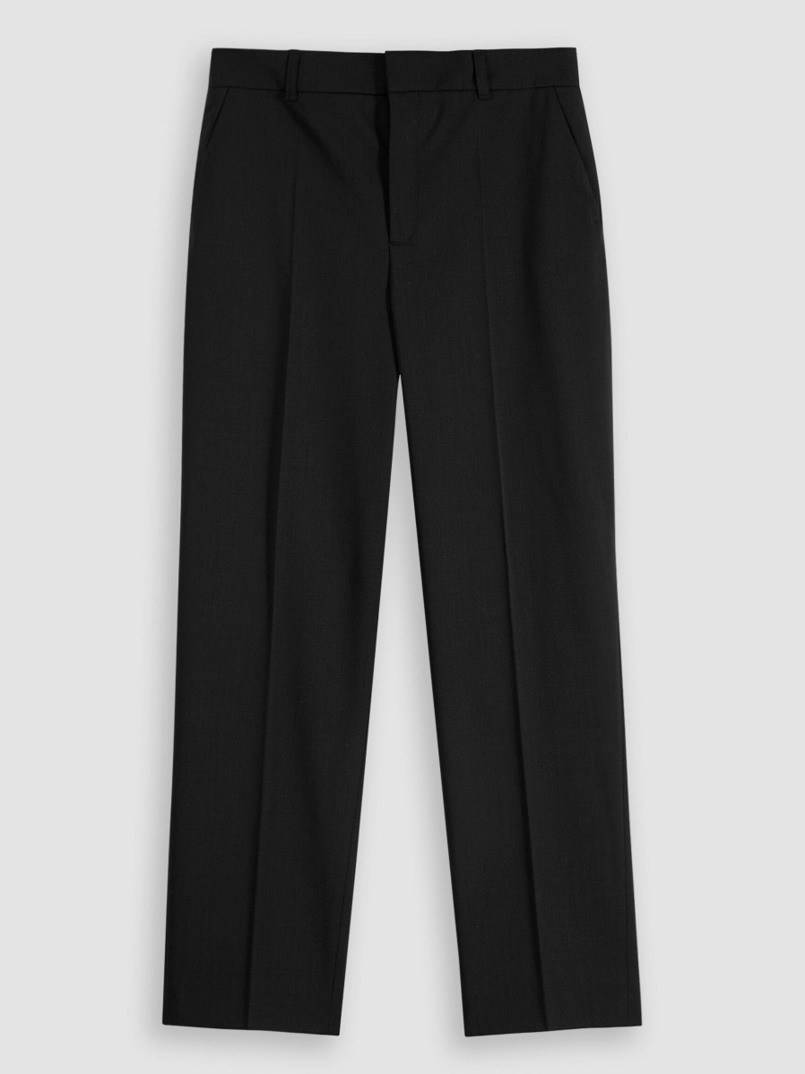 Women Drykorn Pants And Jumpsuits | Search, Wool Mix Trousers Black