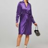 Women Co'Couture Dresses And Tunics | Harvey, Viscose Shiny Dress Purple