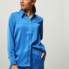 Women Co'Couture Tops And Blouses | Eliah, Woven Blouse Blue