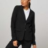 Women Studio Anneloes Blazers And Jackets | Clean, Heavy Travel Fitted Blazer Black