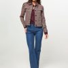 Women La Fee Maraboutee Blazers And Jackets | Pigale, Cotton Mix Jacket With Pattern Terracotta