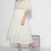 Women Lollys Laundry Skirts | Cokko, Sustainable Woven Skirt With Dot Print Cream