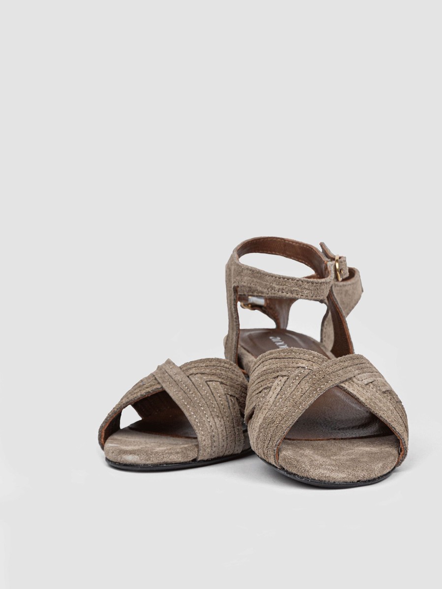 Women Anonymous Copenhagen Sandals | Niabi, Suede Sandals Browngrey