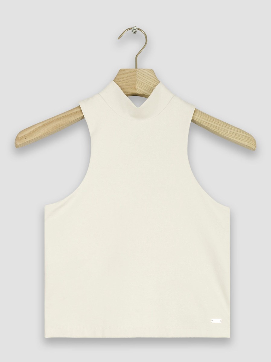 Women Lune Active Home And Sportswear | Donna, Cotton Mix Super Soft Top Cream