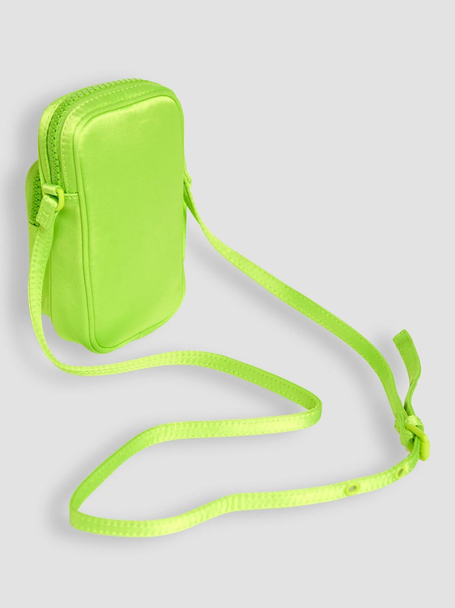 Women Essentiel Antwerp Bags | Elyma, Woven Crossbody Bag Lime Green