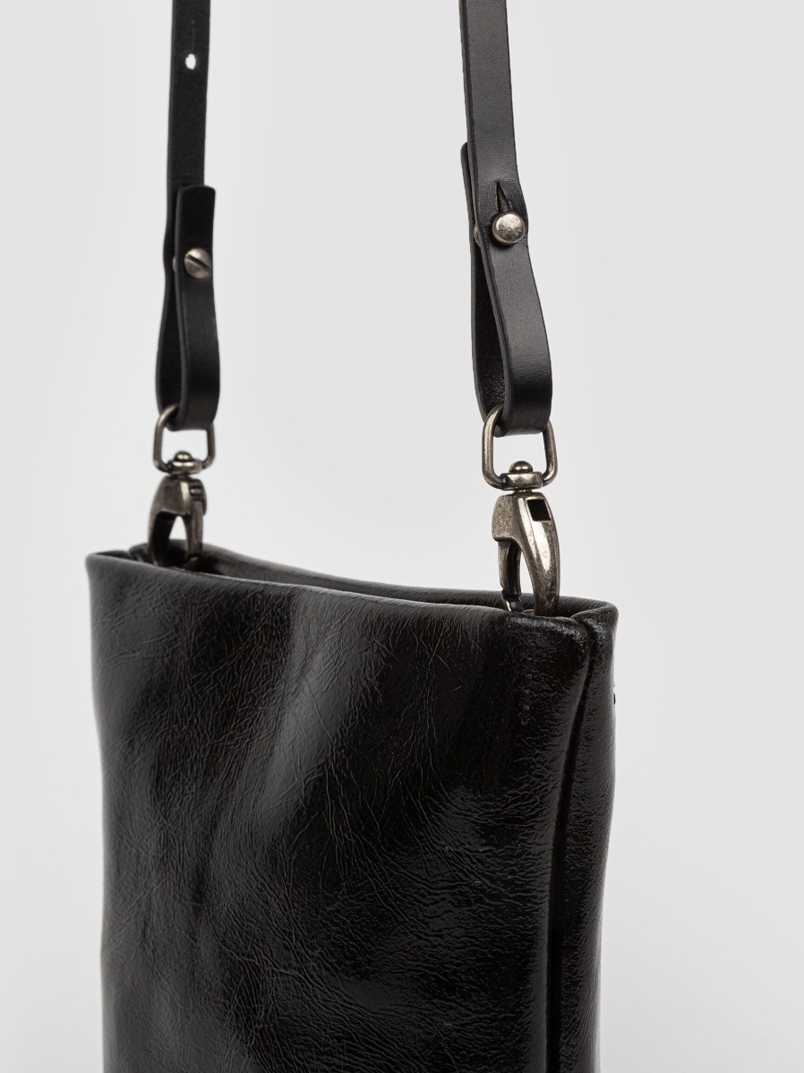 Women Ellen Truijen Bags | Patent Leather Crossbody Bag Black