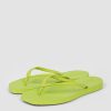 Women Sleepers Flip Flops | Tapered, Rubber Flip Flops Lime Green