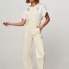 Women Denham Pants And Jumpsuits | Alexa, Cotton Denim Dungaree Ecru