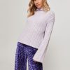 Women forte_forte Sweaters And Cardigans | Mohair Mix Jumper Lilac