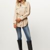 Women La Fee Maraboutee Blazers And Jackets | Tursan, Leatherlook Jacket Ecru