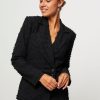 Women Hofmann Copenhagen Blazers And Jackets | Lori, Woven Blazer With Structure Black