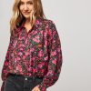 Women Lollys Laundry Tops And Blouses | Allison, Woven Blouse With Print Pink